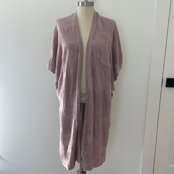 lululemon athletica Sweaters - Lululemon Find Your Light Wrap in Heathered Vintage Mauve.ONE SIZE